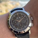 TW Factory Vacheron Constantin Geneve Traditionnelle  perpetual calendar Black Dial Watch